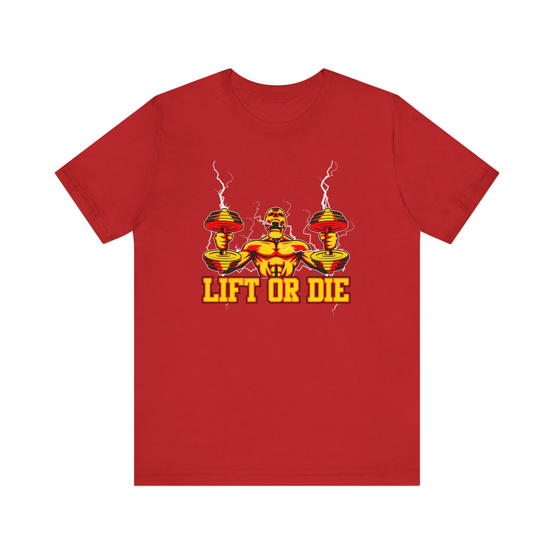 RIDE THE LIGHTNING RED GOLD /LIFT OR DIE