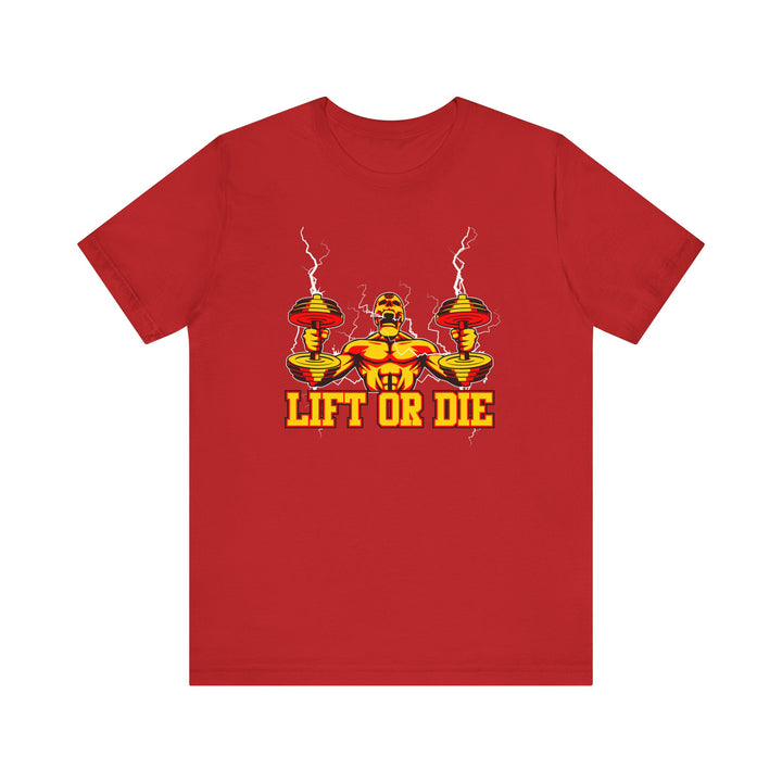 RIDE THE LIGHTNING RED GOLD /LIFT OR DIE