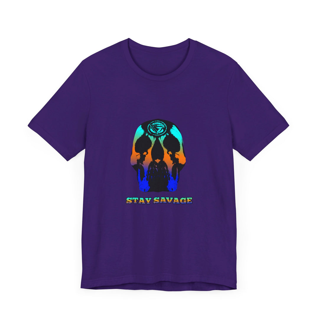 SKULLATOR BLUE ORANGE AQUA  /STAY SAVAGE