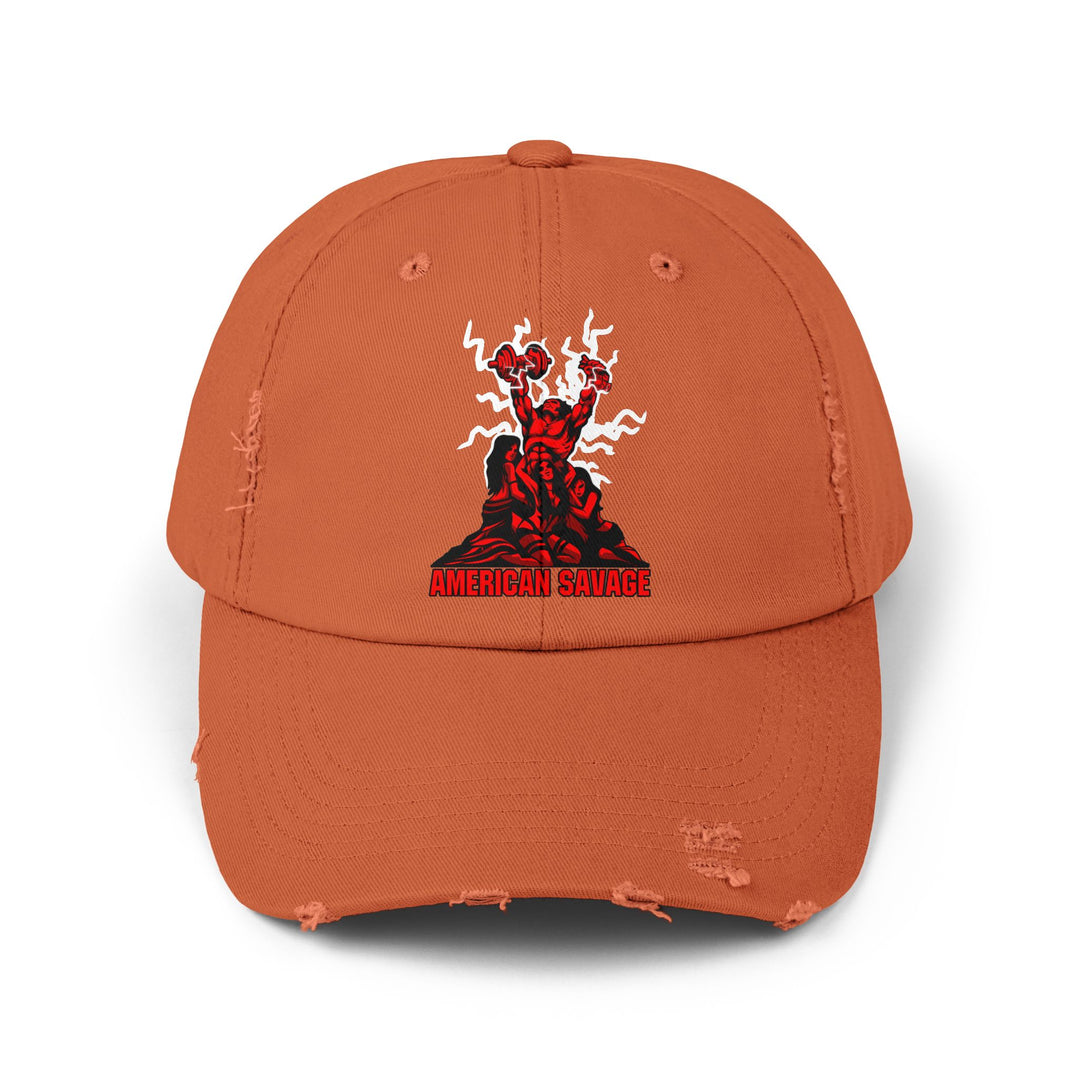 CG CONFIDENCE MAN RED/AMERICAN SAVAGE CAP