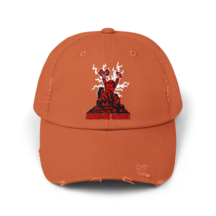 CG CONFIDENCE MAN RED/AMERICAN SAVAGE CAP