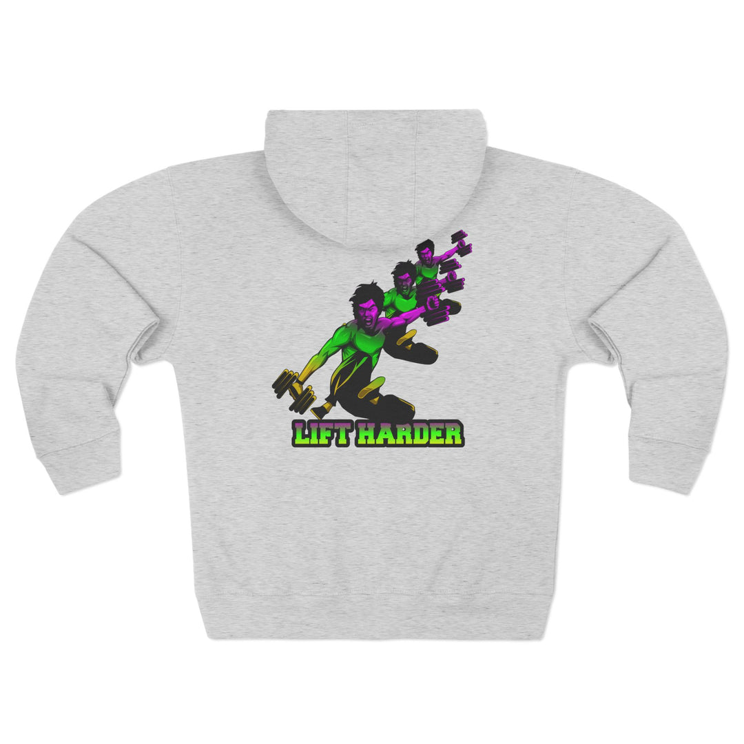 CG LIFT KICK YELLOW GREEN PURPLE/LIFT HARDER ZIP UP