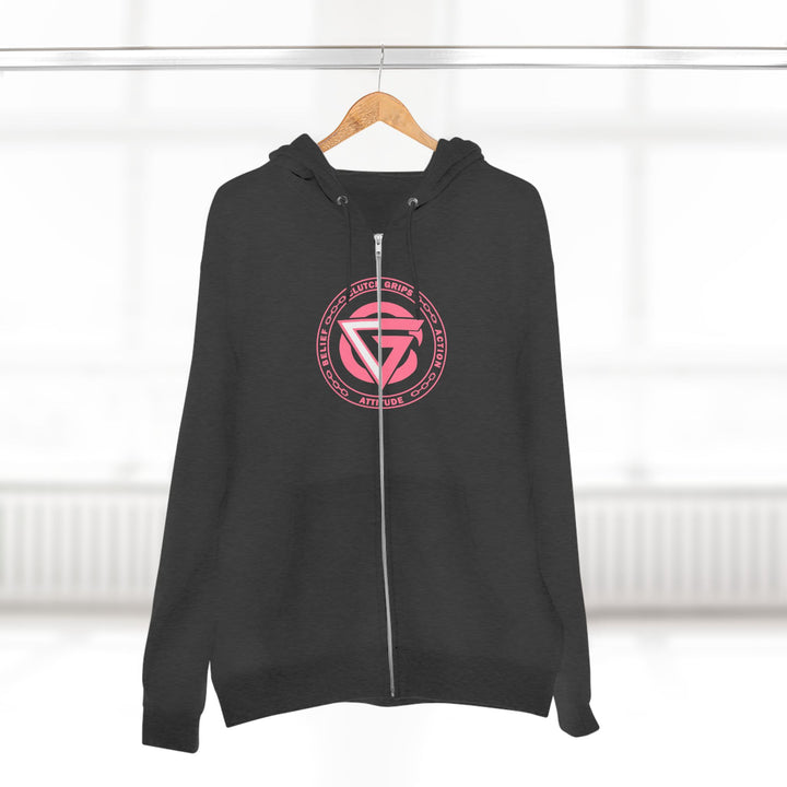 CG DRAGON BELLE LIGHTNING PINK/BELIEF ATTITUDE ACTION ZIP UP