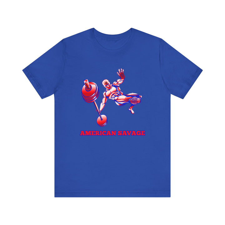 MAC-JUMP RED WHITE BLUE LARGE PICTURE ON THIS ONE /AMERICAN SAVAGE