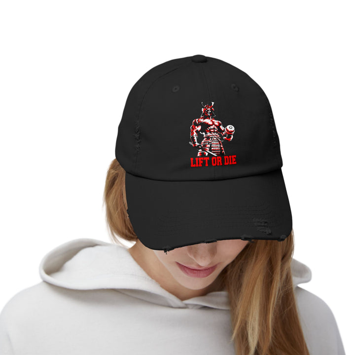 CG SAMURAI MASTER TRAINER RED WHITE /LIFT OR DIE CAP