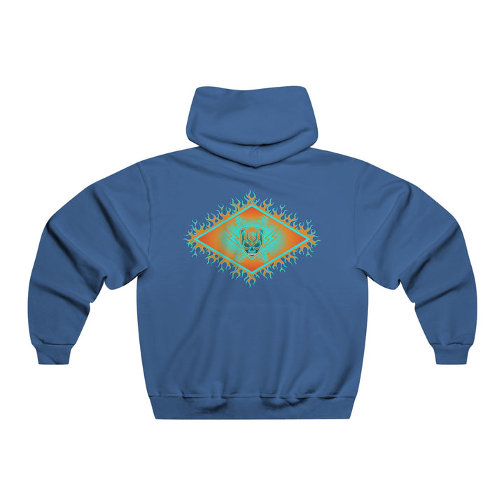 DIAMOND SKULL LIGHTNING ORANGE/AQUA