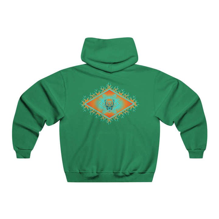 DIAMOND SKULL LIGHTNING ORANGE/AQUA
