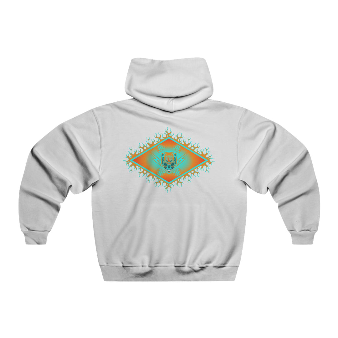 DIAMOND SKULL LIGHTNING ORANGE/AQUA