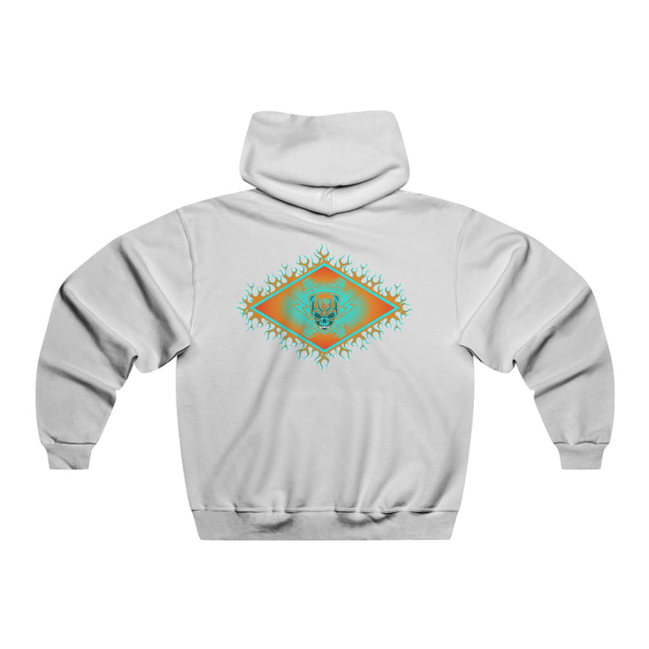 DIAMOND SKULL LIGHTNING ORANGE/AQUA