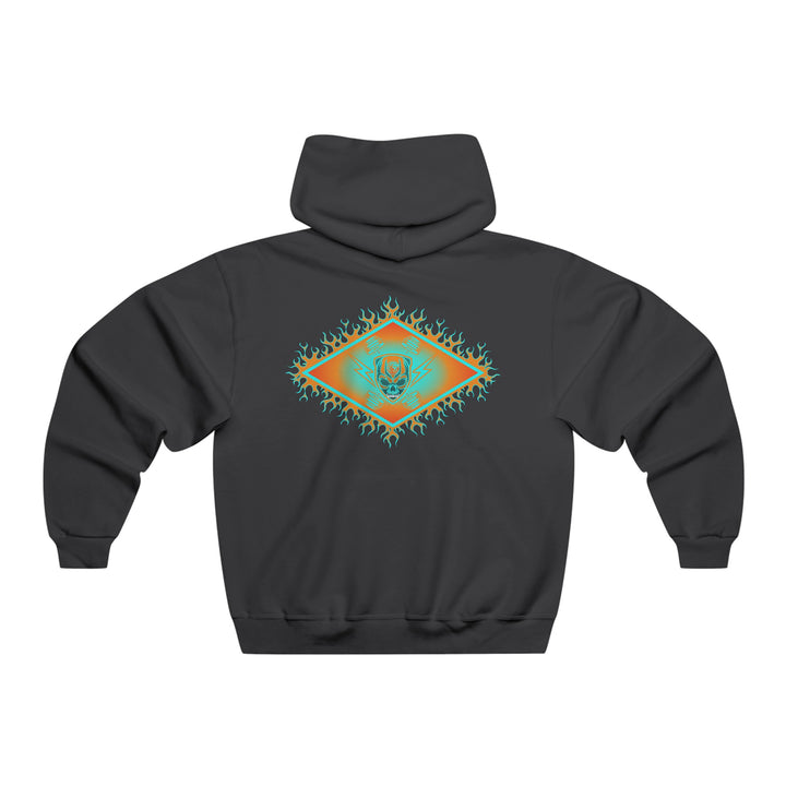 DIAMOND SKULL LIGHTNING ORANGE/AQUA