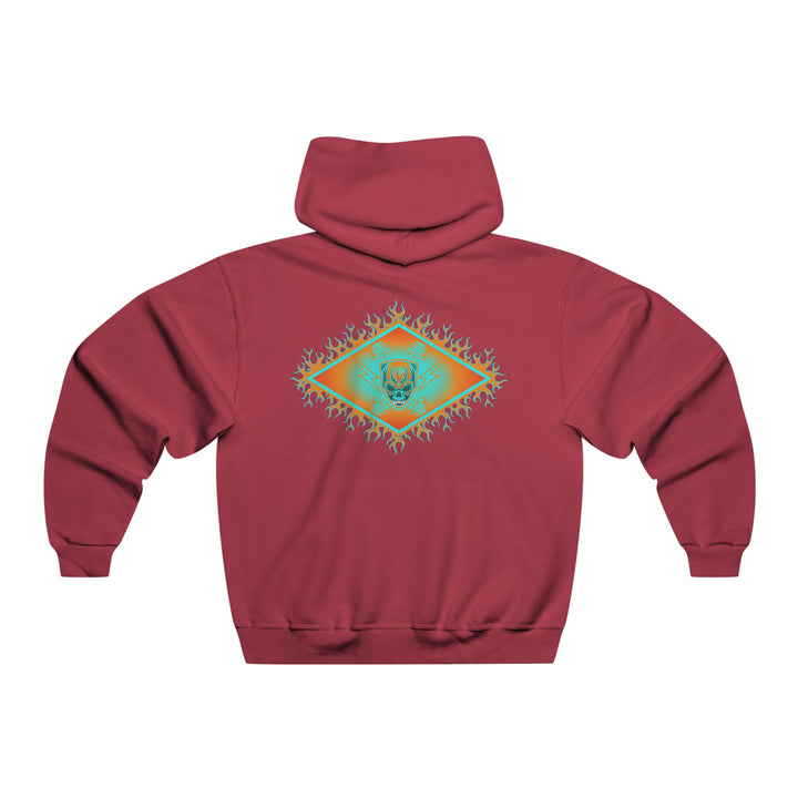 DIAMOND SKULL LIGHTNING ORANGE/AQUA