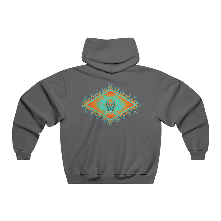 DIAMOND SKULL LIGHTNING ORANGE/AQUA