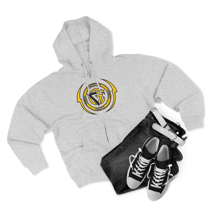 SPARTAN LIFT YELLOW BLACK/LIFT HARDER ZIP UP
