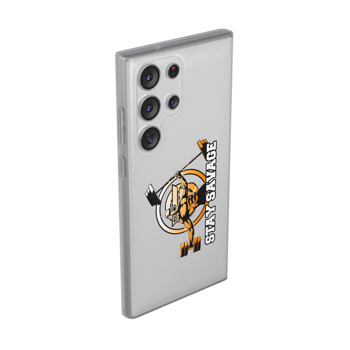 SPARTAN LIFT ORANGE WHITE PHONE CASE/STAY SAVAGE