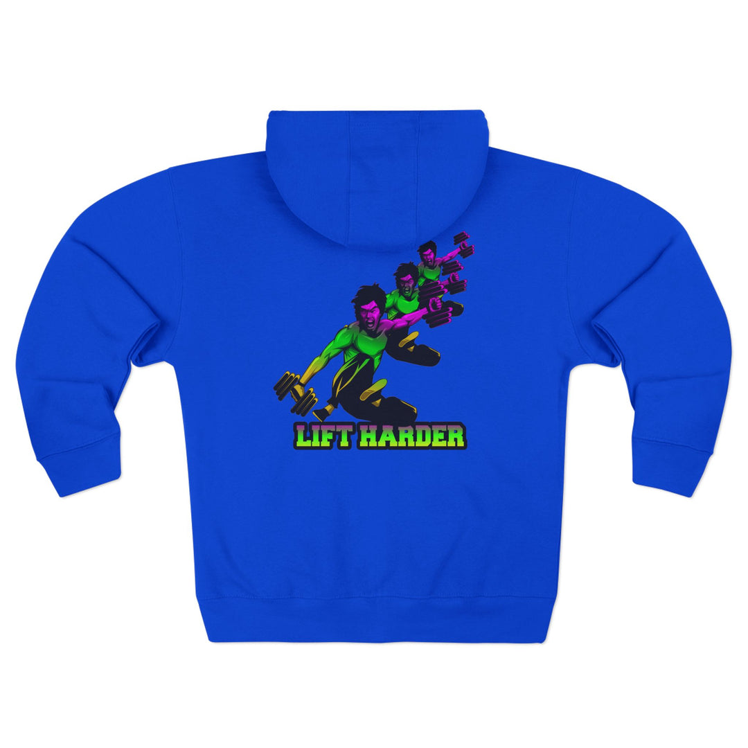 CG LIFT KICK YELLOW GREEN PURPLE/LIFT HARDER ZIP UP