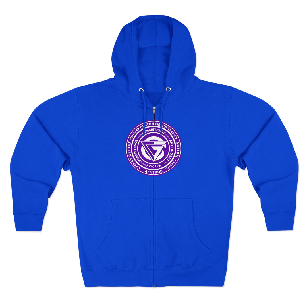 CG COLISEUM MAC PURPLE WHITE /LIFT HARDER ZIP UP