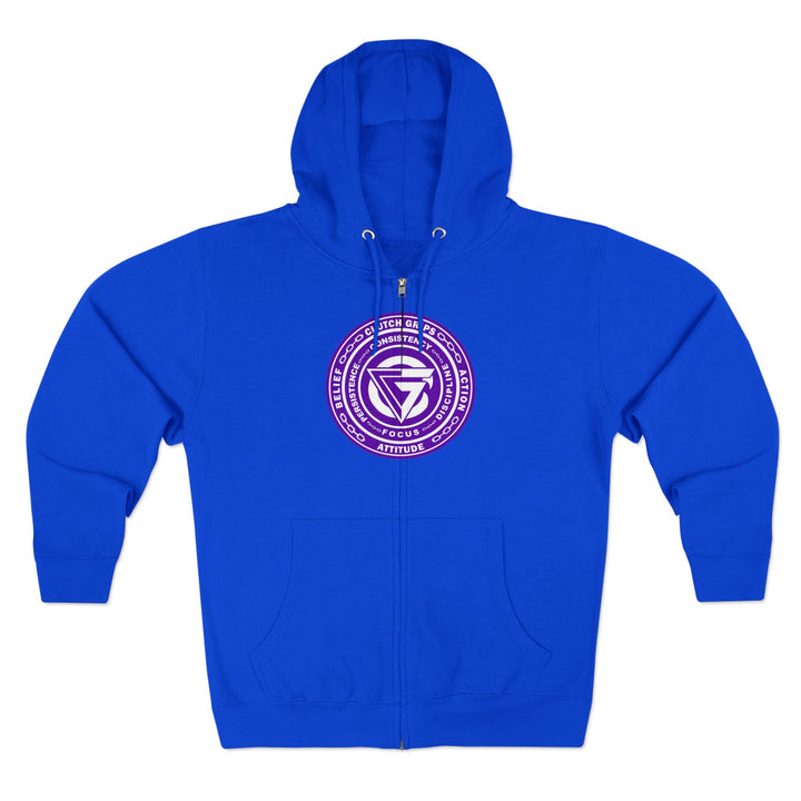 CG COLISEUM MAC PURPLE WHITE /LIFT HARDER ZIP UP