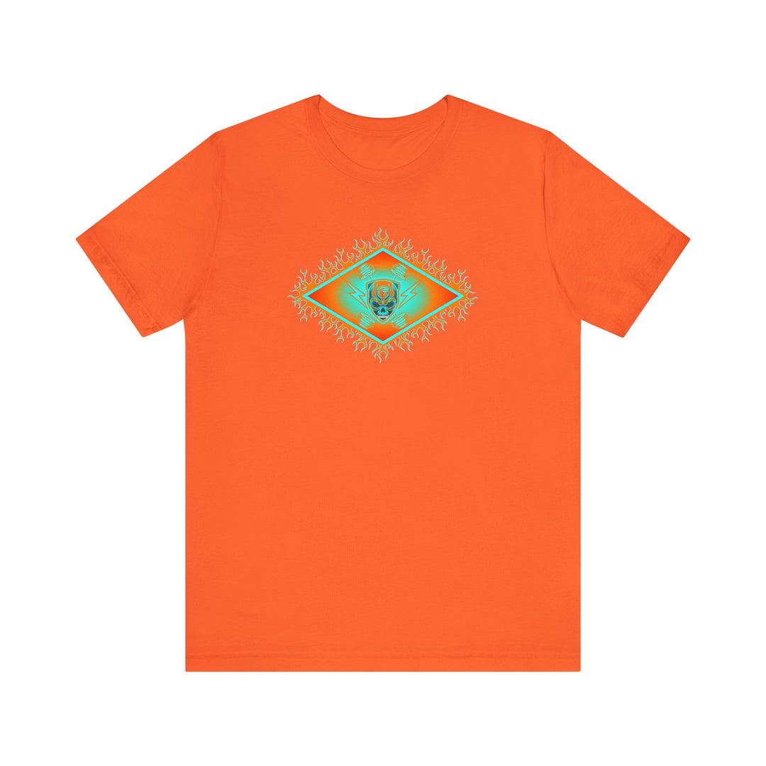 MIAMI AQUA ORANGE DIAMOND SKULLATOR DOUBLE BELL