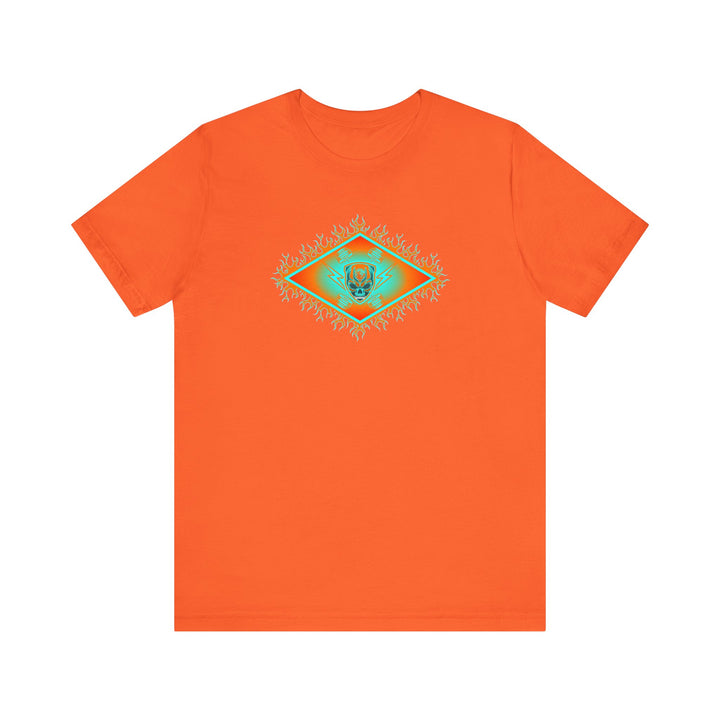 MIAMI AQUA ORANGE DIAMOND SKULLATOR DOUBLE BELL