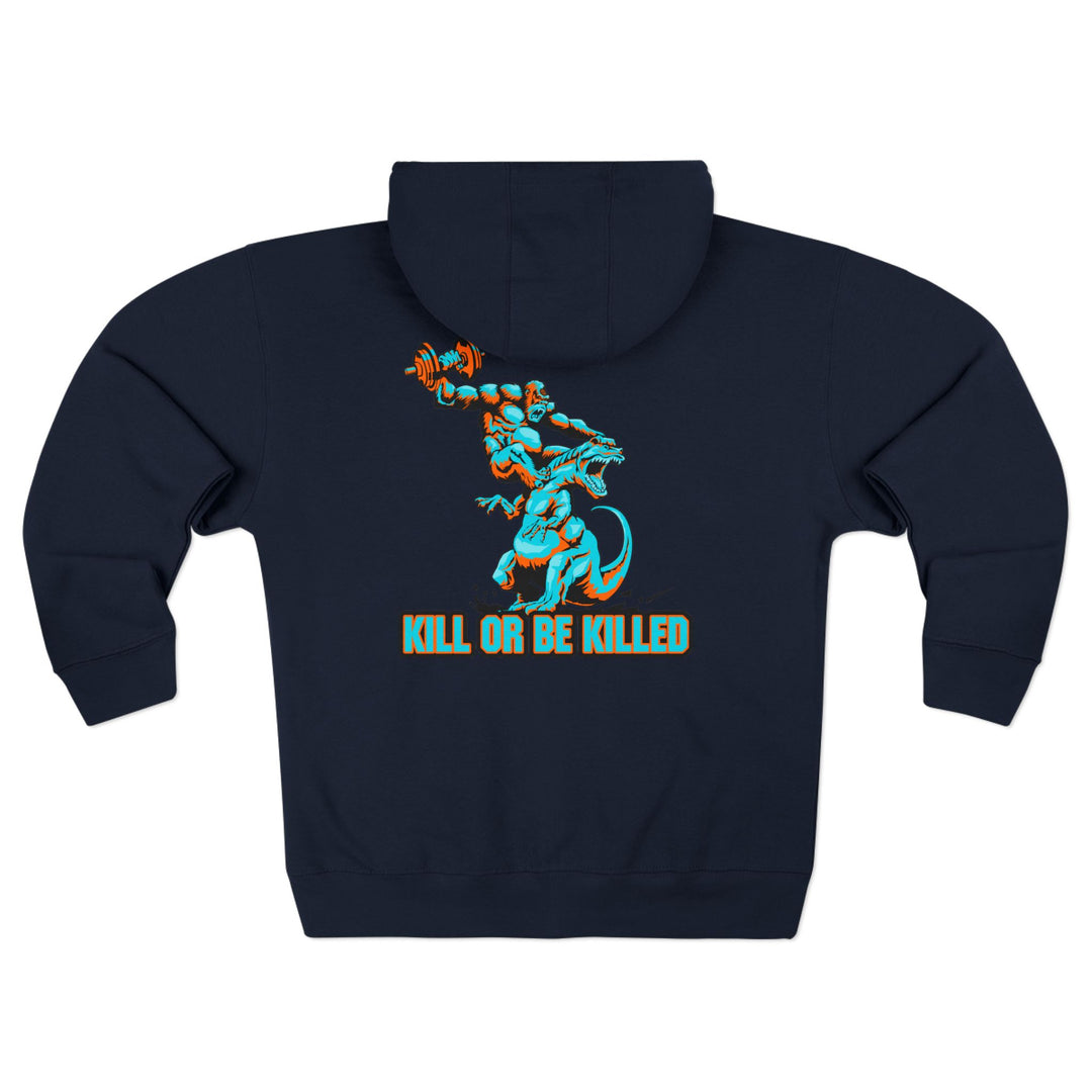 CG APE VS ZILLA 2ND FIGHT MIAMI COLORS /KILL OR BE KILLED ZIP UP