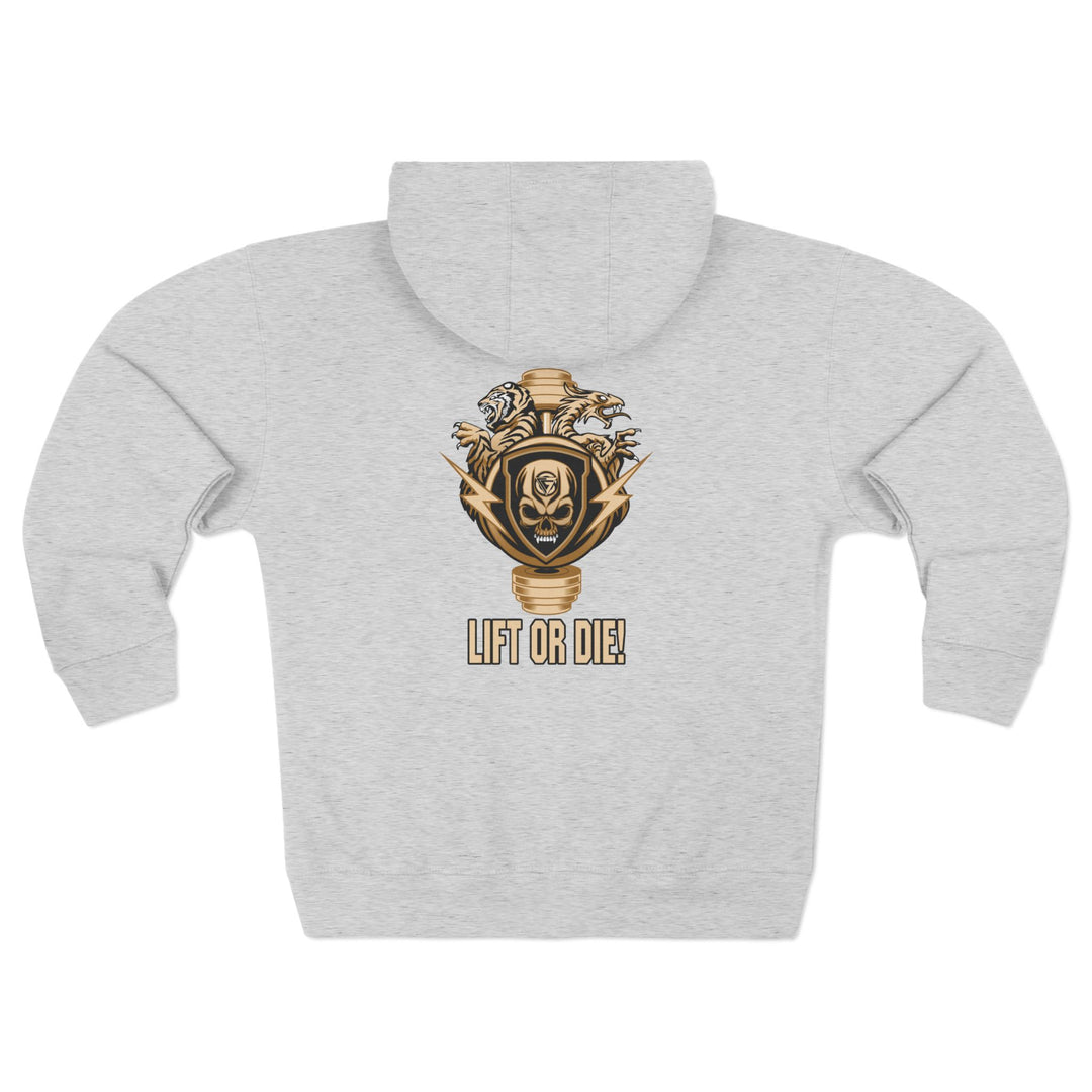 CG SGL SKULL BELL DESRT SAND/LIFT OR DIE ZIP UP