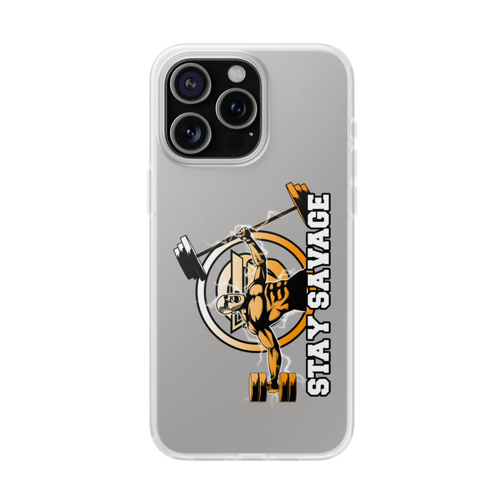 SPARTAN LIFT ORANGE WHITE PHONE CASE/STAY SAVAGE