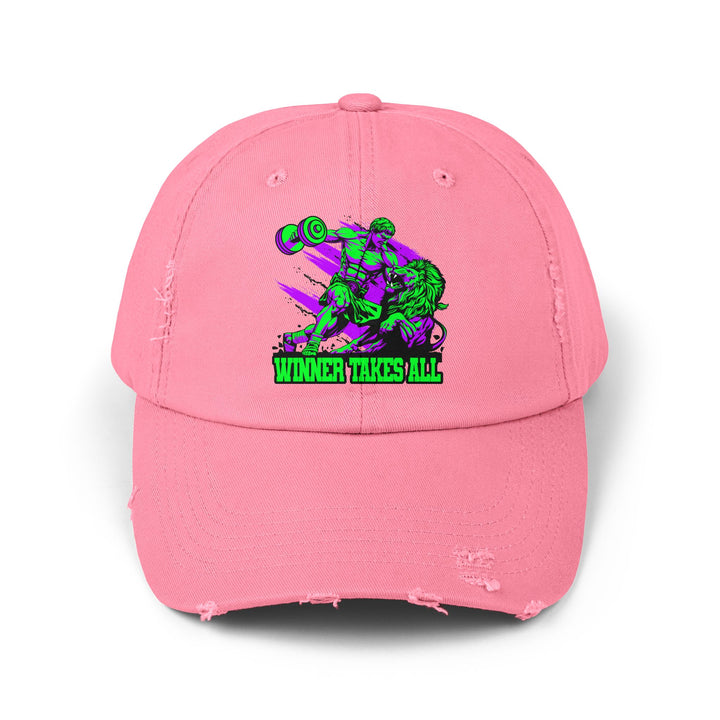 COLISEUM MAC VS LION PURPLE GREEN /WINNER TAKES ALL CAP