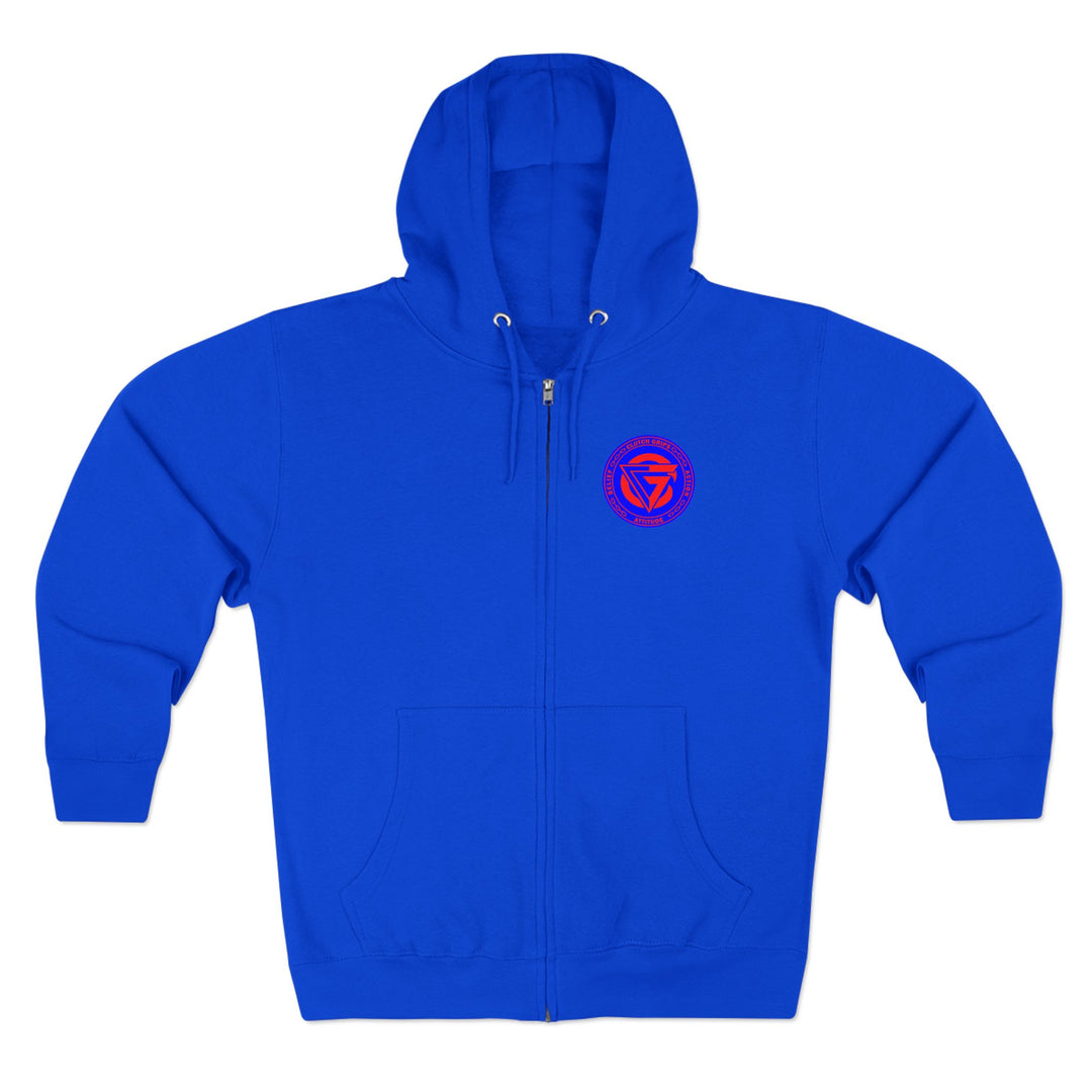 MAC SNAP RED BLUE /LIFT OR DIE ZIP UP