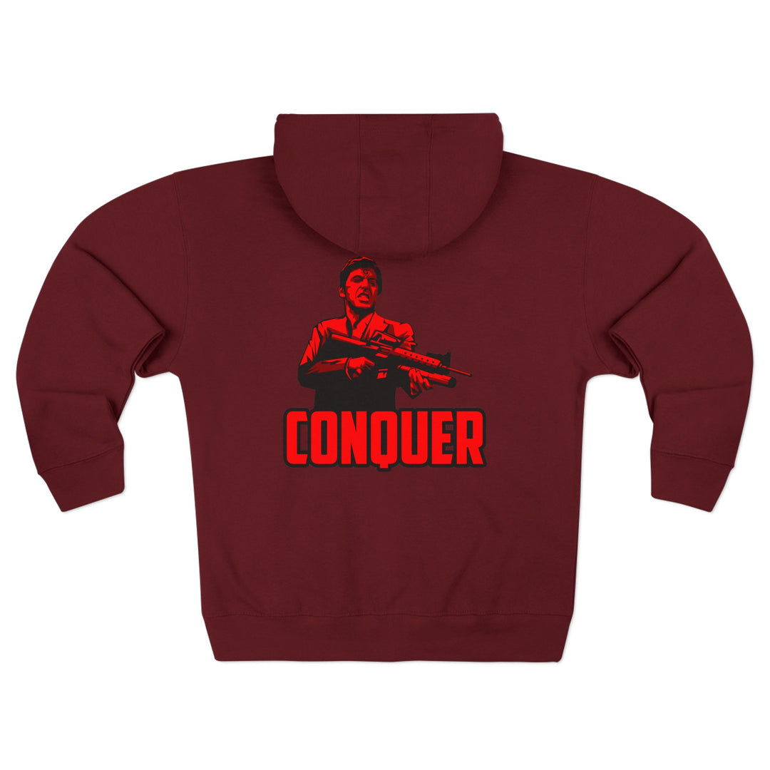 CG FINAL BOSS RED/CONQUER ZIP UP