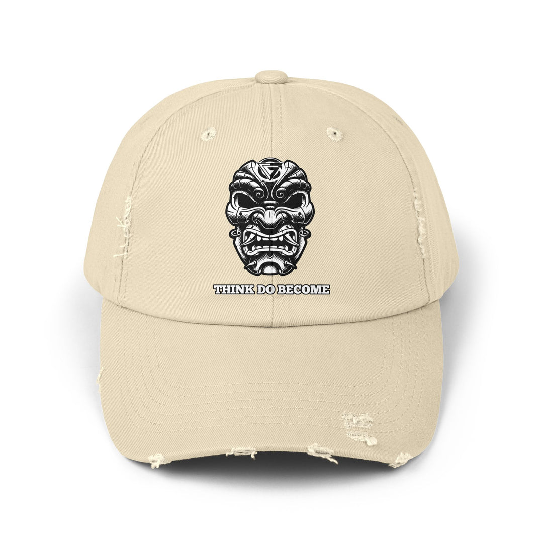 CG SAMURAI MASK WHITE BLACK /THINK DO BECOME CAP