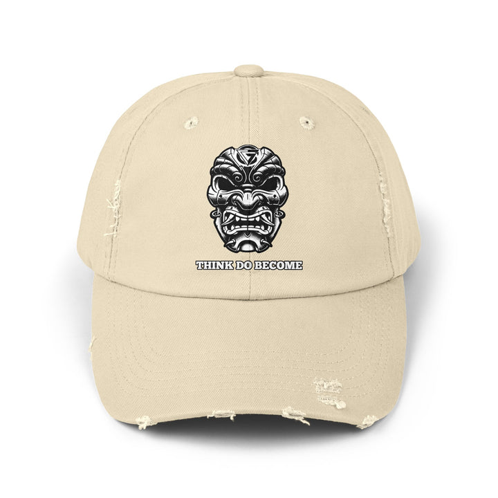 CG SAMURAI MASK WHITE BLACK /THINK DO BECOME CAP