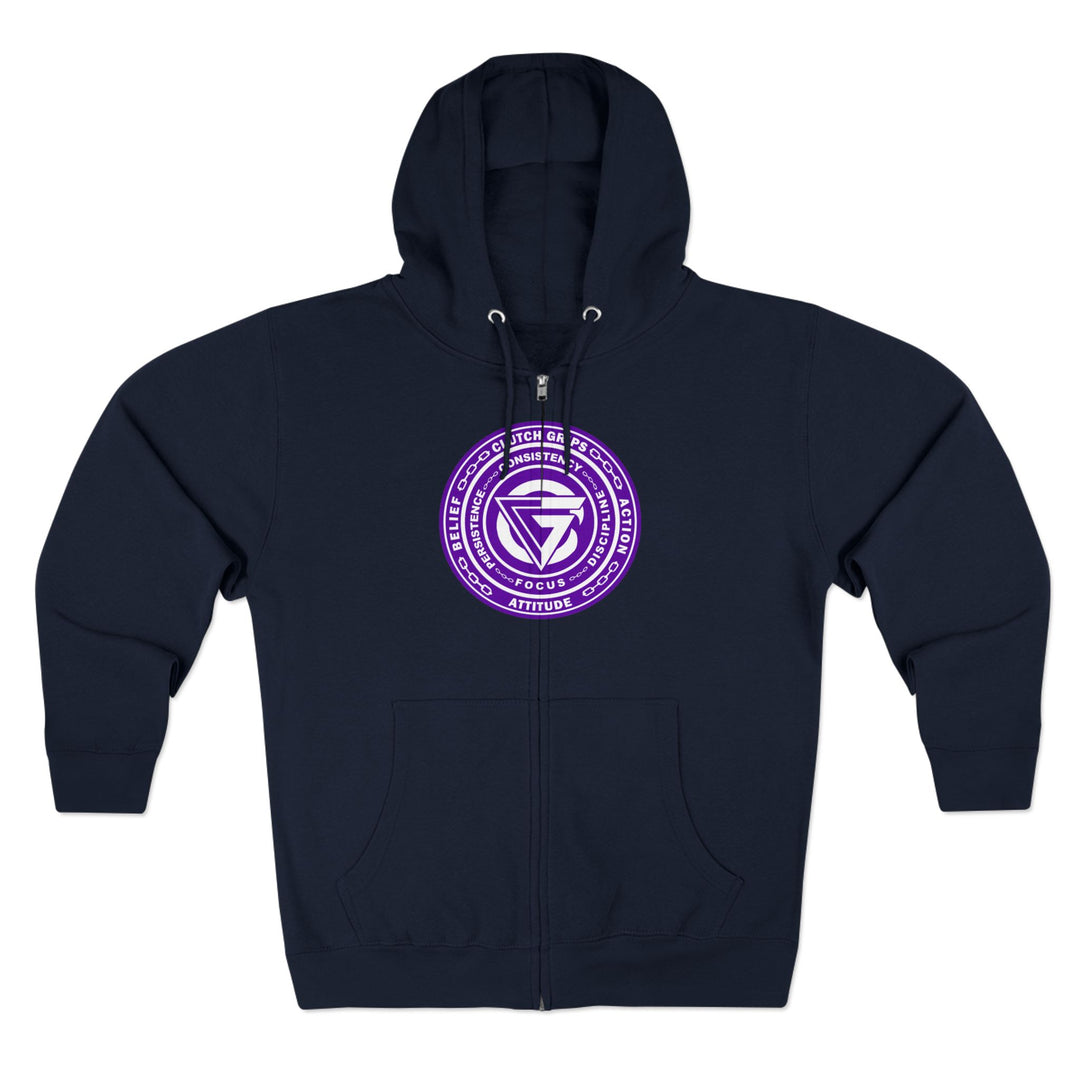 CG COLISEUM MAC PURPLE WHITE /LIFT HARDER ZIP UP
