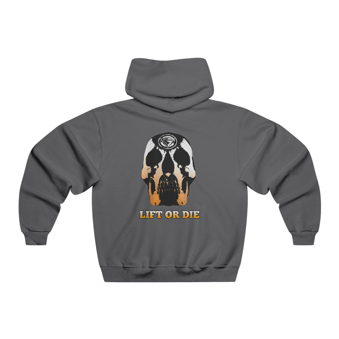 SKULLATOR- ORANGE WHITE FADE/LIFT OR DIE