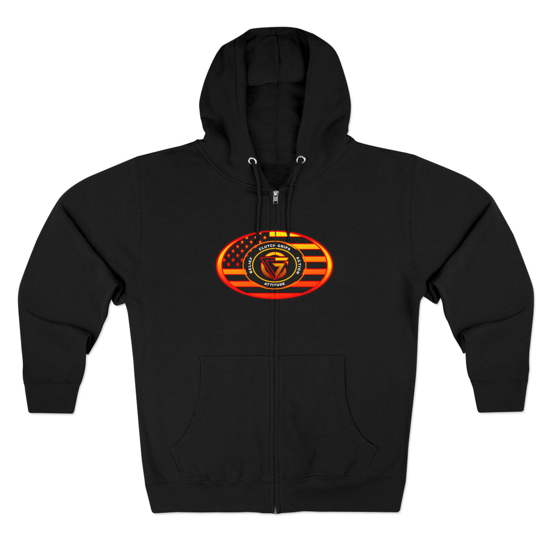 MAC VS SNAKE ORANGE GOLD FADE /WELCOME TO THE JUNGLE ZIP UP