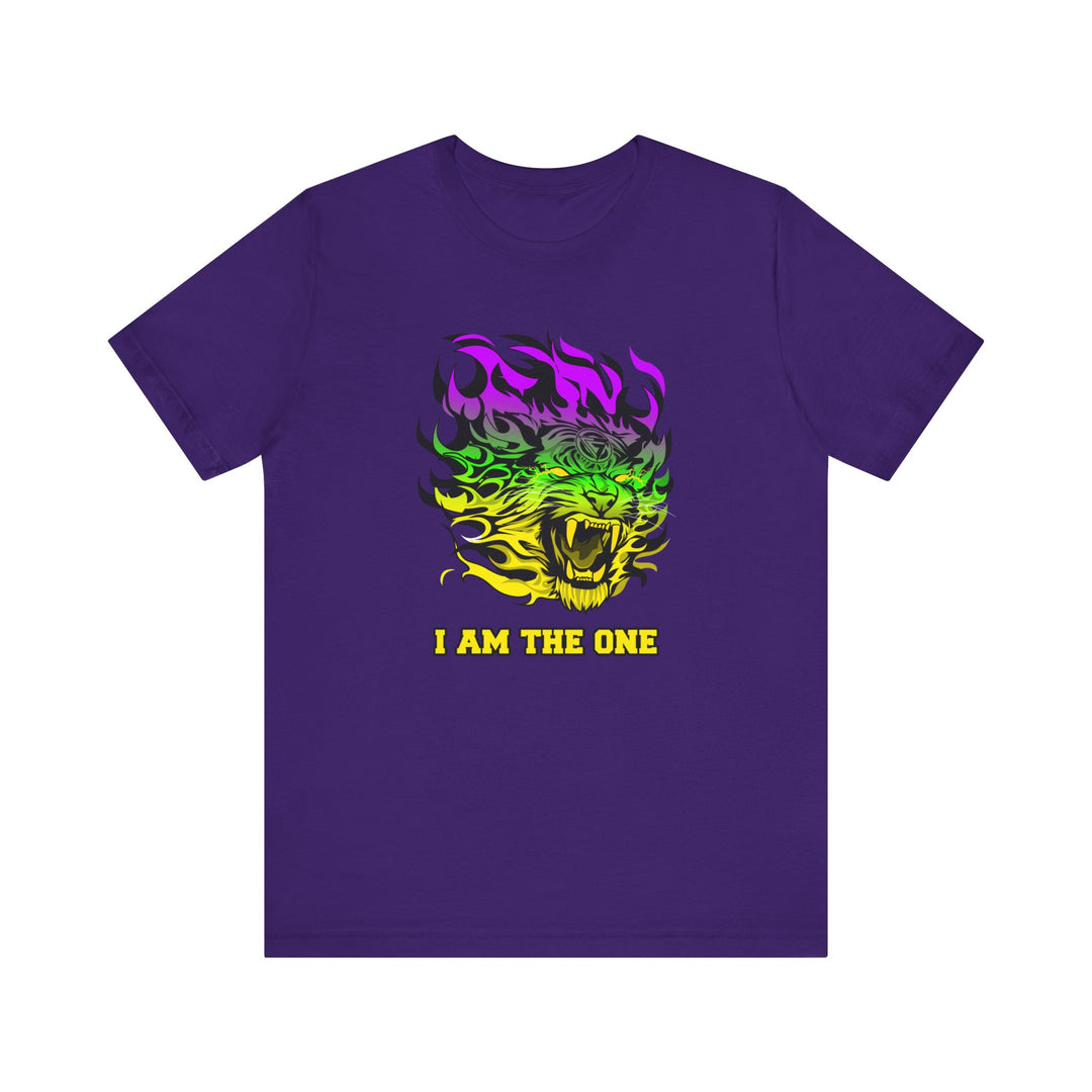 TIGER FLAME YELLOW GREEN PURPLE FADE/I AM THE ONE