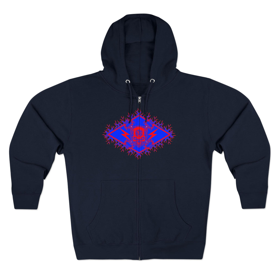 CG STAND OFF RED BLUE /KILL OR BE KILLED ZIP UP