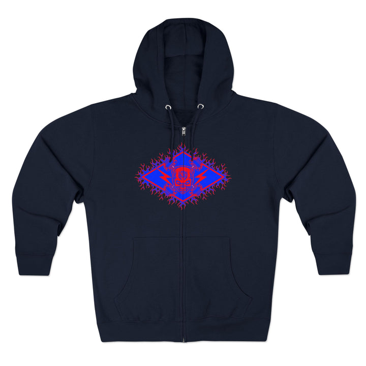CG STAND OFF RED BLUE /KILL OR BE KILLED ZIP UP