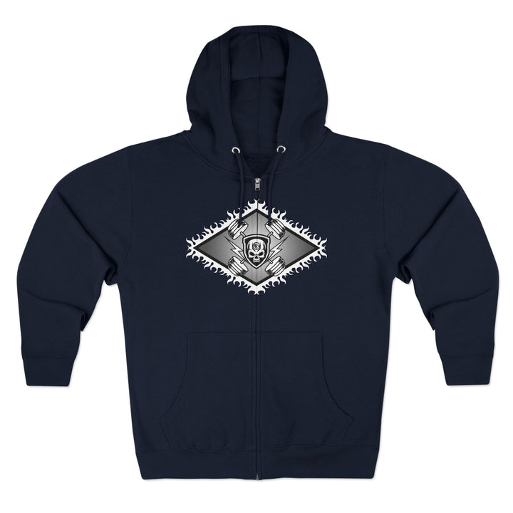 WICKED VIPER BLACK WHITE /LIFT OR DIE ZIP UP