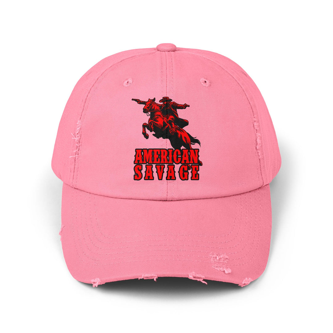 CG OUTLAW RED/AMERICAN SAVAGE CAP