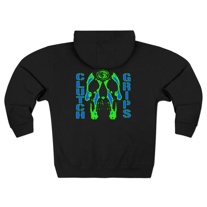 CG SKULLATOR BLUE GREEN /CLUTCHGRIPS ZIP UP