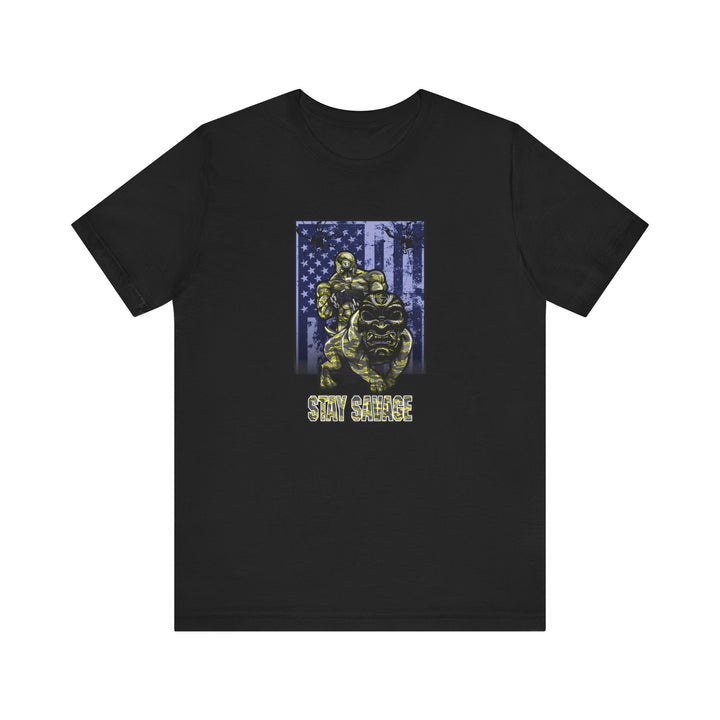 ANGRY DOG YELLOW CAMO FLAG/STAY SAVAGE