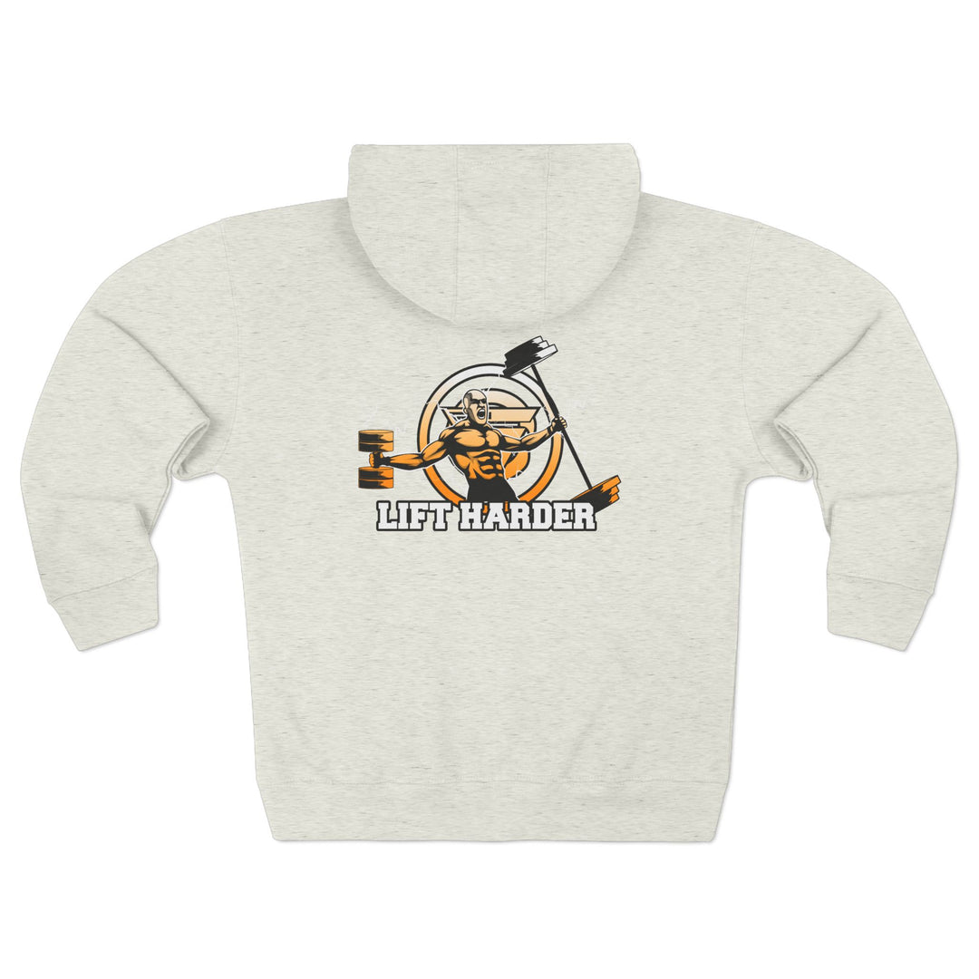 SPARTAN LIFT WHITE ORANGE FADE /LIFT HARDER ZIP UP