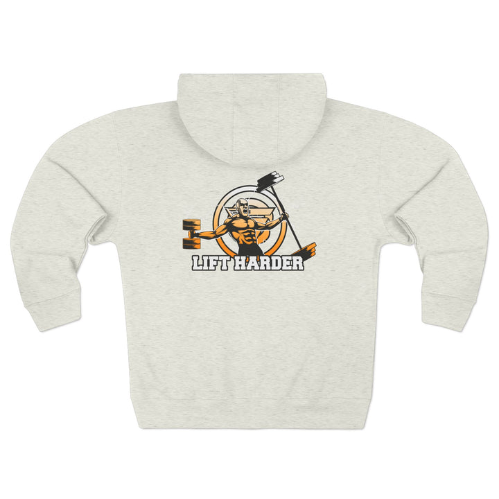 SPARTAN LIFT WHITE ORANGE FADE /LIFT HARDER ZIP UP