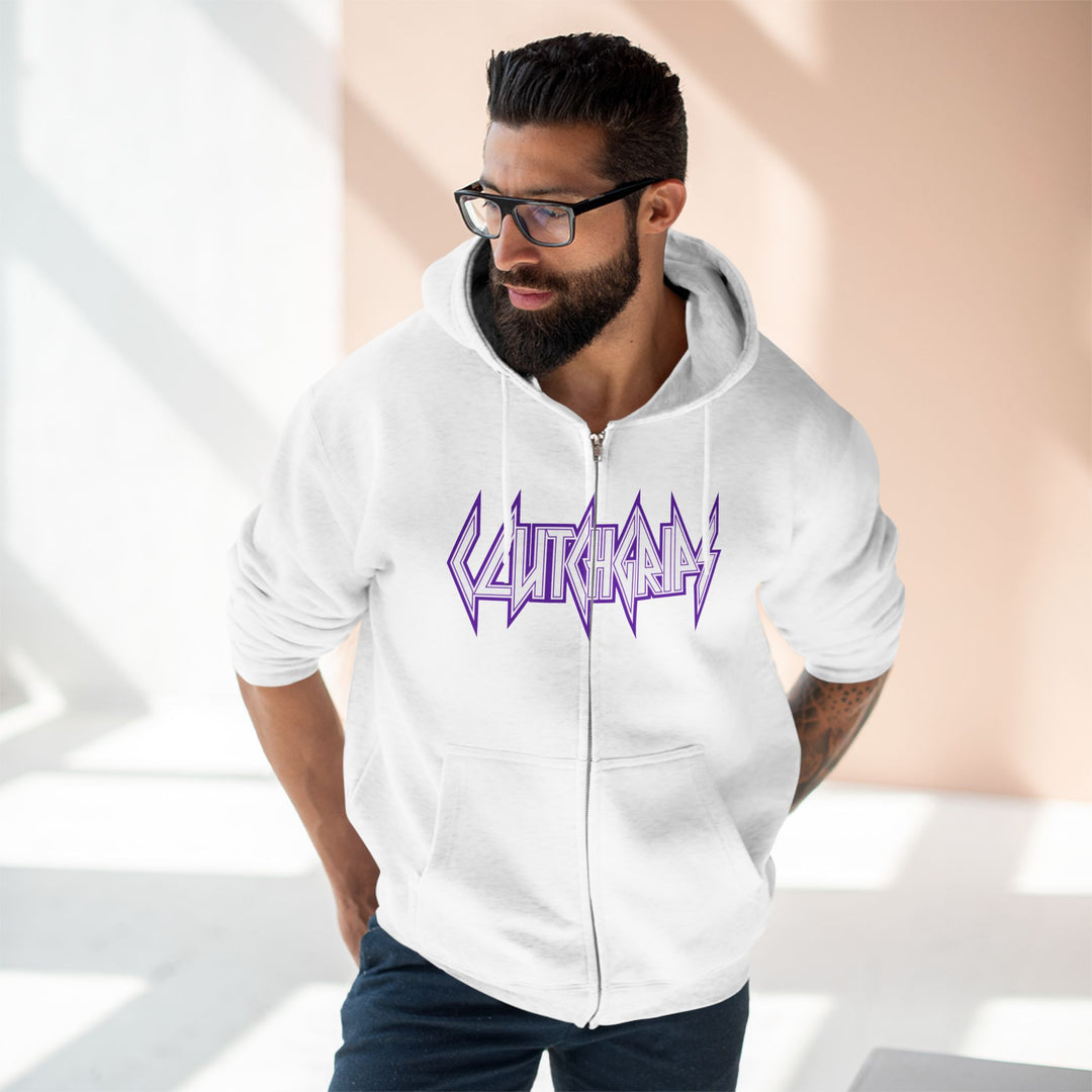 CG MAC MOTIVATOR PURPLE WHITE  /LIFT OR DIE  (TIK TOK) STORE ZIP UP