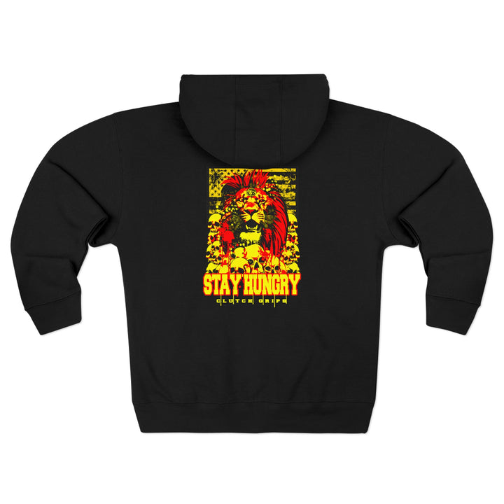 CG LION HEART RED YELLOW /STAY HUNGRY ZIP UP