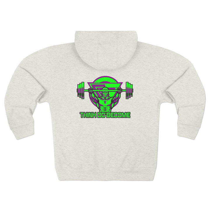 ENTER THE MAC PURPLE GREEN/THINK DO BECOME ZIP UP