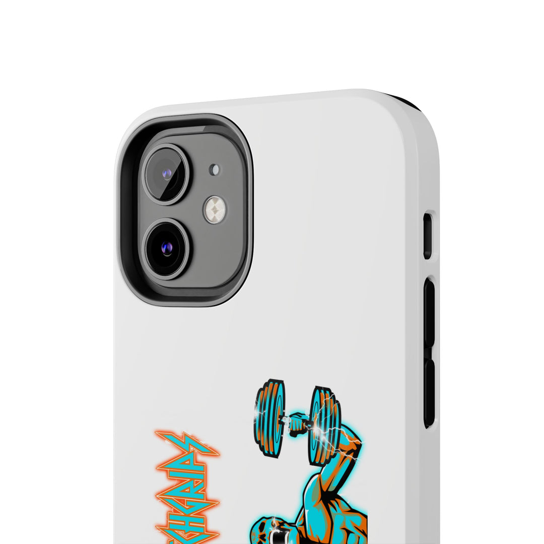RIDE THE LIGHTNING MIAMI COLORS AQUA ORANGE PHONE CASE/CLUTCHGRIPS