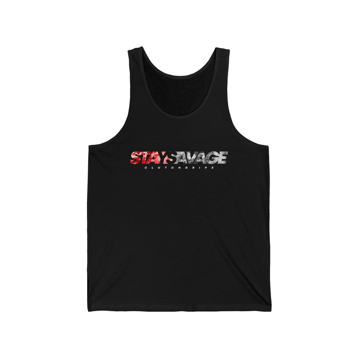 CG LOGO RED WHITE /STAY SAVAGE