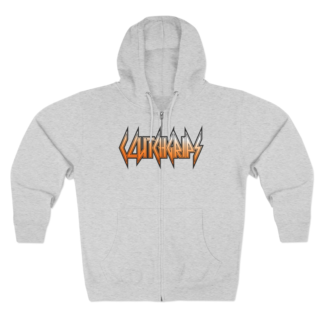 CG SKULLATOR SGL BELL DRAGON TIGER ORANGE WHITE  FADE /READY FOR WAR ZIP UP