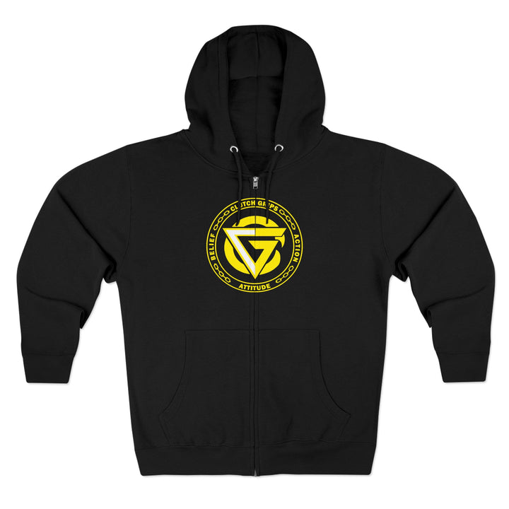 CG TIGER VS TIGER YELLOW BLACK /WELCOME TO THE JUNGLE ZIP UP